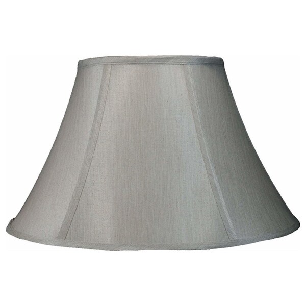 White Silk 12 Inch Tapered Square Bell Lampshade Replacement 