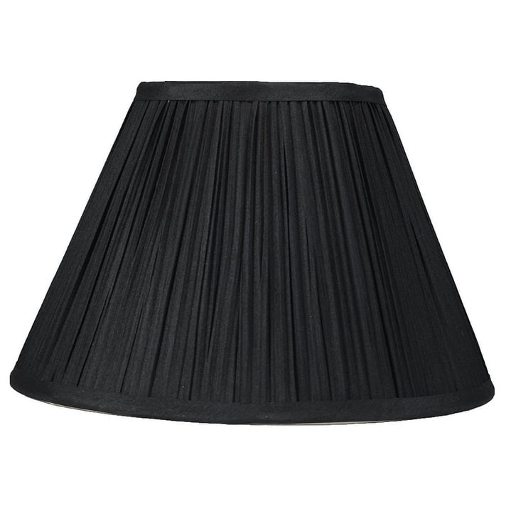 Mushroom Pleated Lamp Shade, 7" Top, 14" Bottom, 8.5" Slant