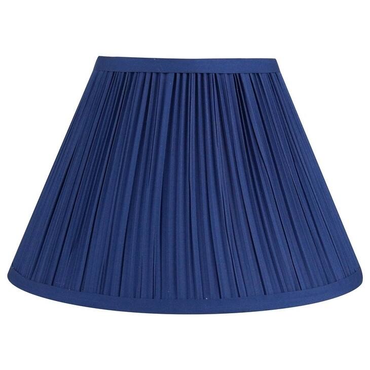 Mushroom Pleated Lamp Shade, 7" Top, 14" Bottom, 8.5" Slant