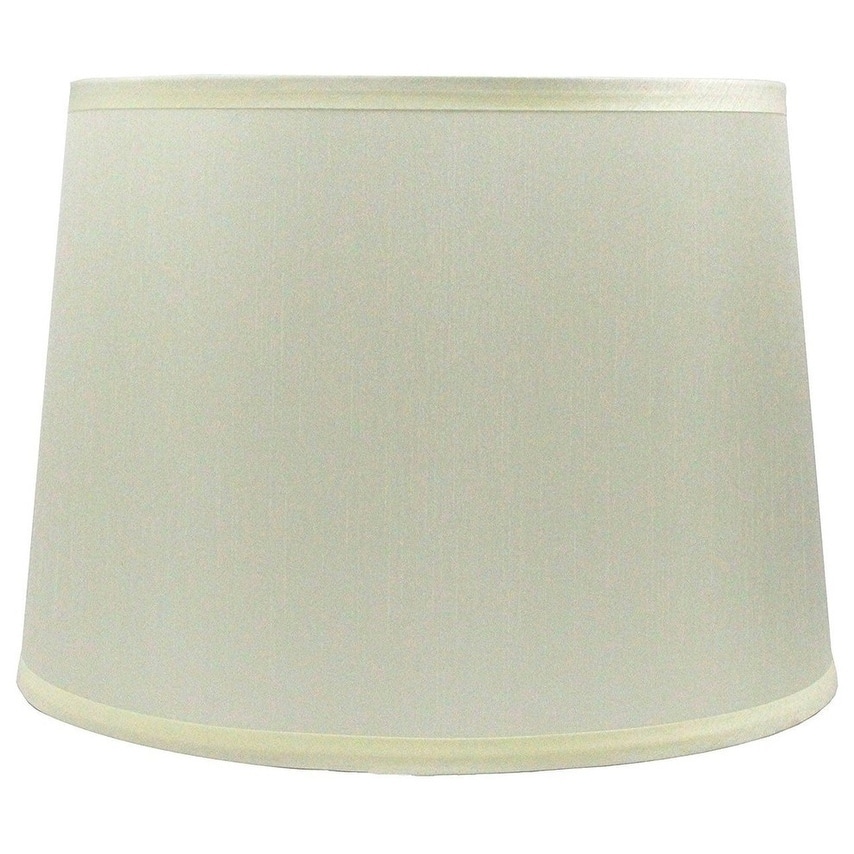 French Drum Lamp Shade, 12" Top, 14" Bottom, 10" Slant