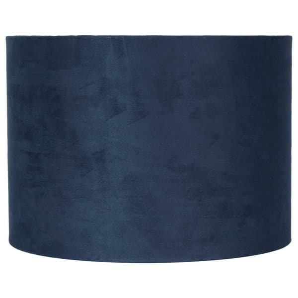 navy lamp shade with gold lining