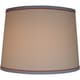preview thumbnail 2 of 11, White with Trim French Drum Lampshade, 14" to 16" Bottom Size