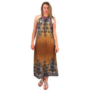 plus size paisley maxi dress