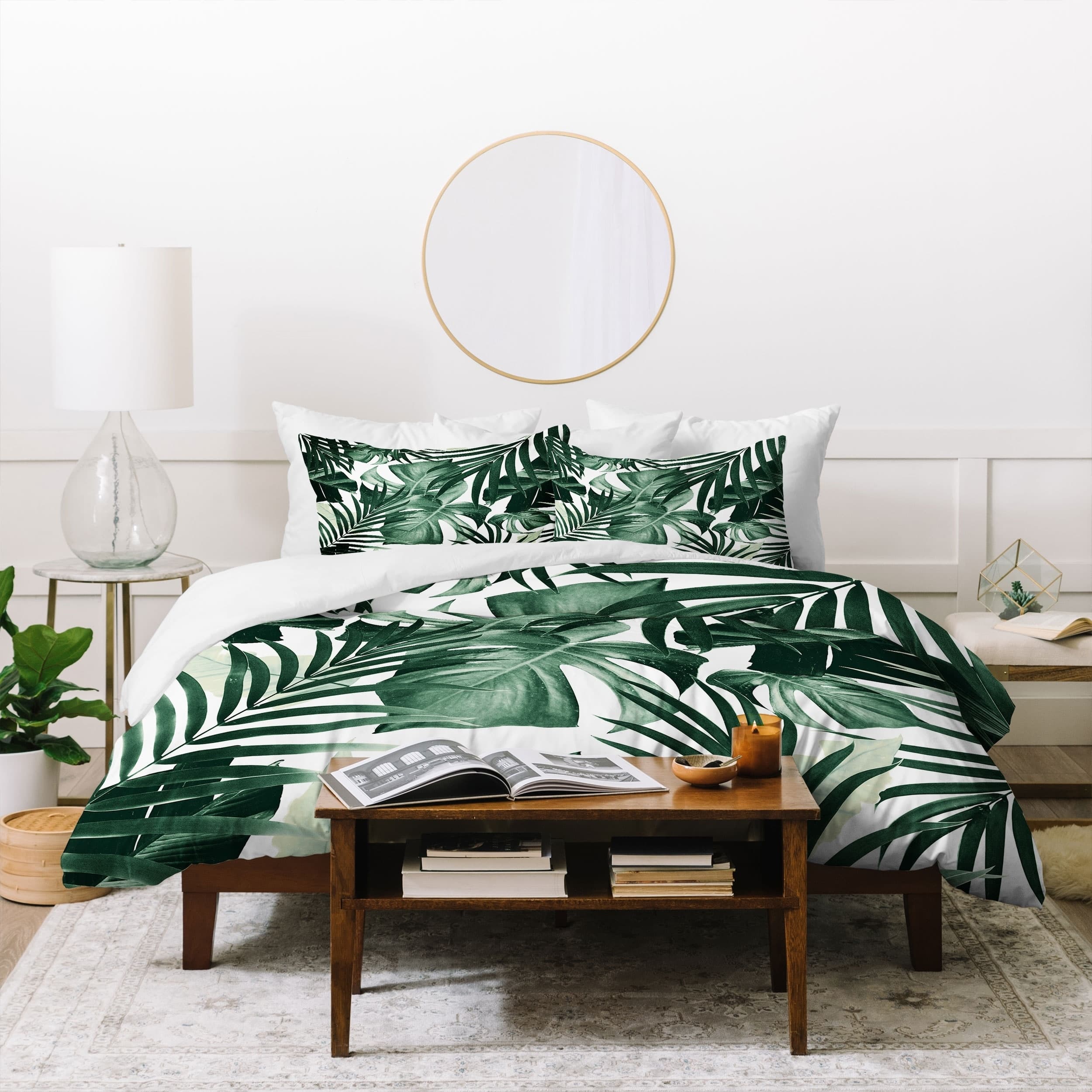 Anita'S & Bella'S Artwork Tropical Jungle Leaves 4 Duvet Cover Set - On ...