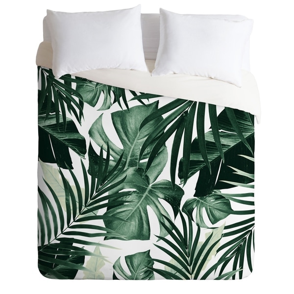 tropical leaves duvet