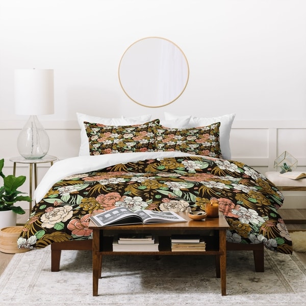 Deny Designs Vintage Exotic Flowery Garden Duvet Cover Set. Opens flyout.