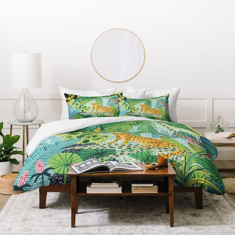 The Curated Nomad Wildling Jungle Leopard Duvet Cover Set