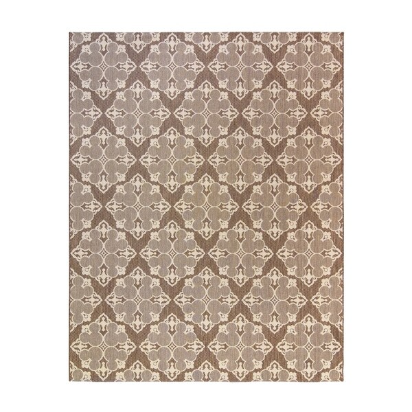 Disney Mickey Mouse Medallion Havana Sand (7'10"x10') Area Rug by Gertmenian