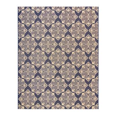 Mickey Mouse Navy Medallion Grain Indoor/Outdoor Area Rug