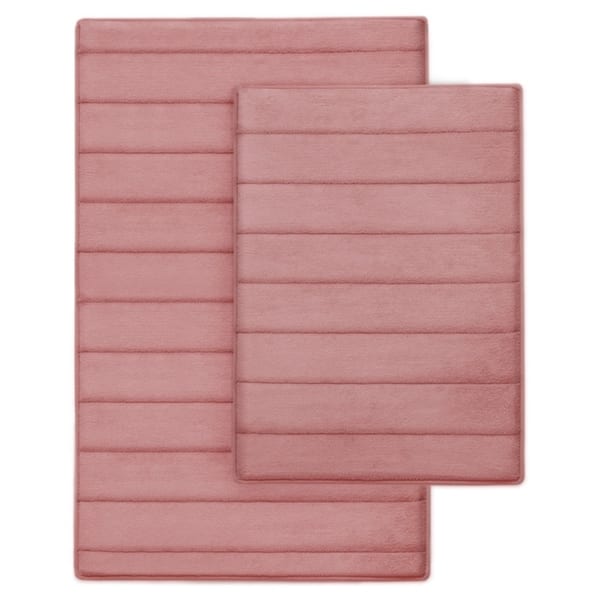 Amazon Com Genteele Memory Foam Bath Mat Non Slip Absorbent Super Cozy Velvet Bathroom Rug Carpet 60 Inches X 17 Inches Autumn Glaze Home Kitchen