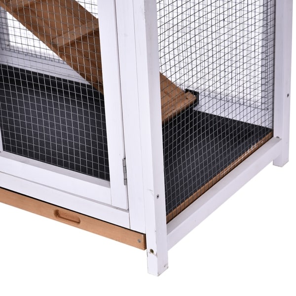 two tier rabbit cage