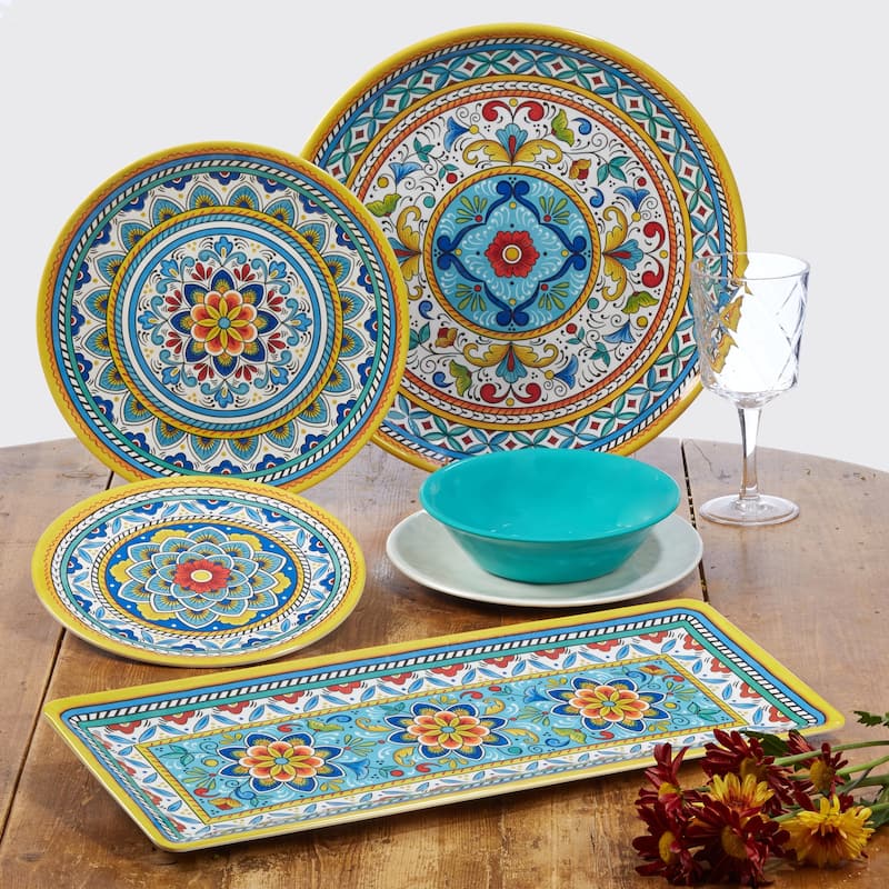 Certified International Portofino 3-piece Melamine Hostess Set