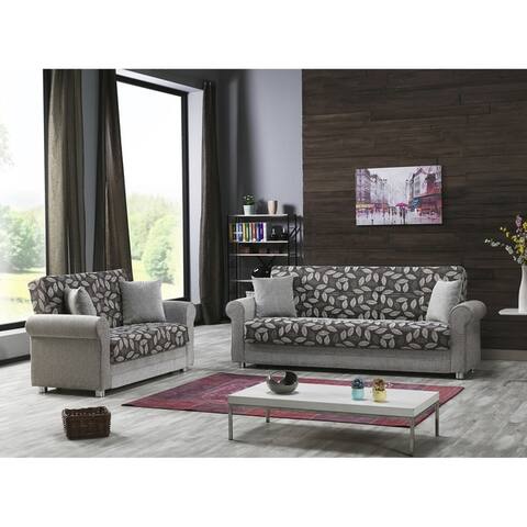 Rio Grande Fabric Upholstery Love Seat with Storage