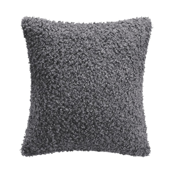 Brielle Curly Faux Fur Throw Pillow