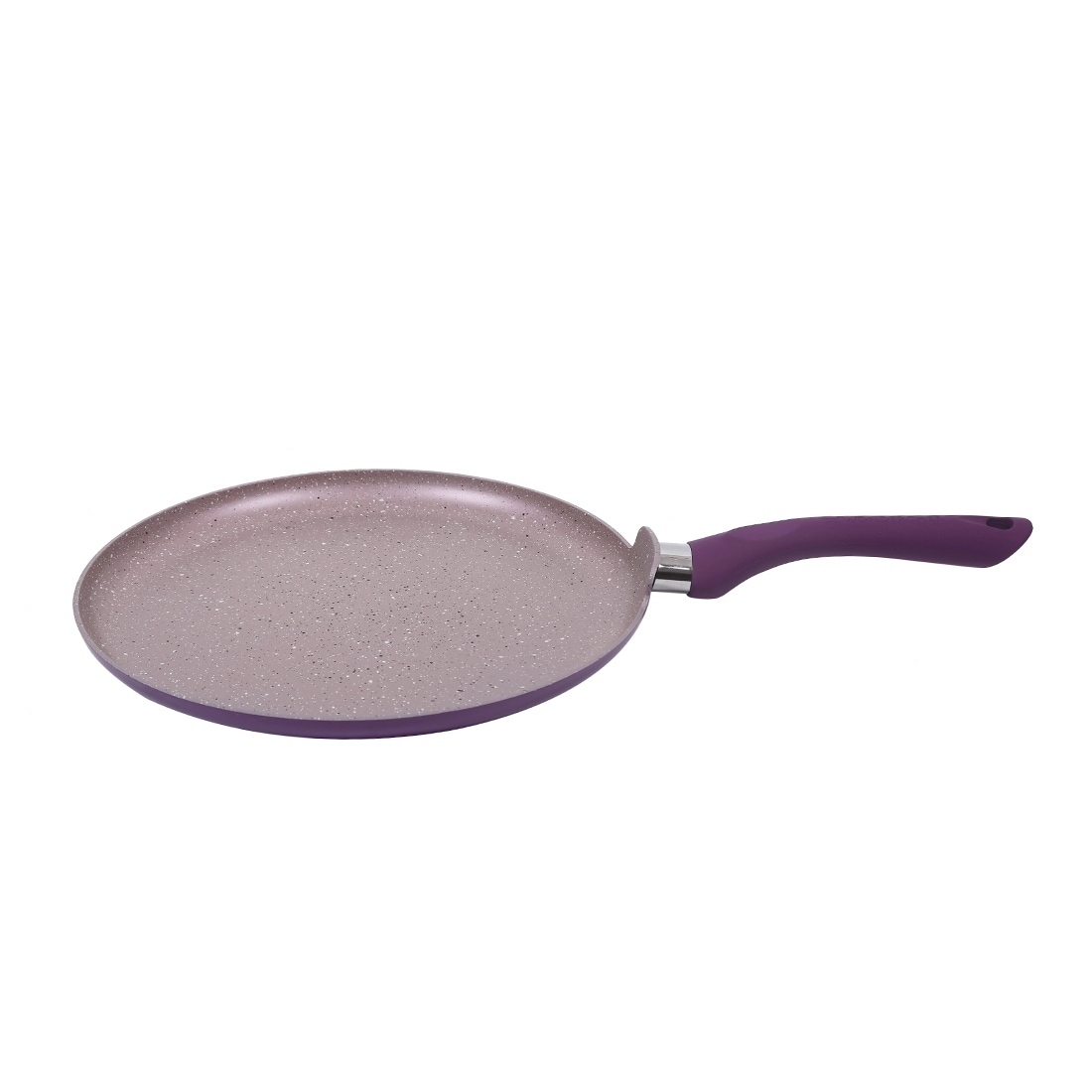 Reva Indian Roti Naan Dosa Tawa Griddle Pan with Handle, (PFOA-Free  Aluminum 30cm, non-stick)