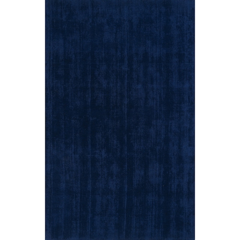 Addison Garrett Solid Blue Area Rug