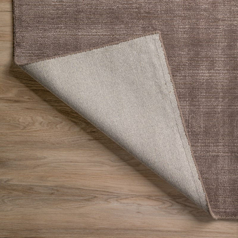 Addison Garrett Solid Blue Area Rug