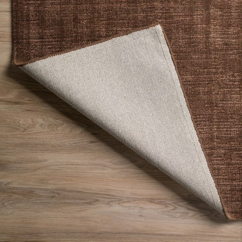 Addison Garrett Solid Blue Area Rug