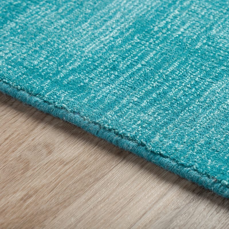 Addison Garrett Solid Blue Area Rug