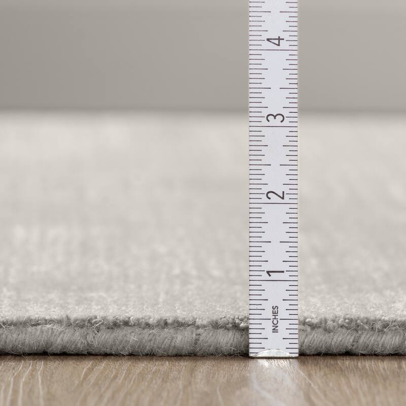 Addison Garrett Solid Blue Area Rug