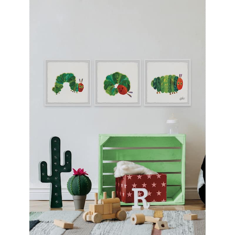 Harmless Caterpillar Triptych - Bed Bath & Beyond - 30802361