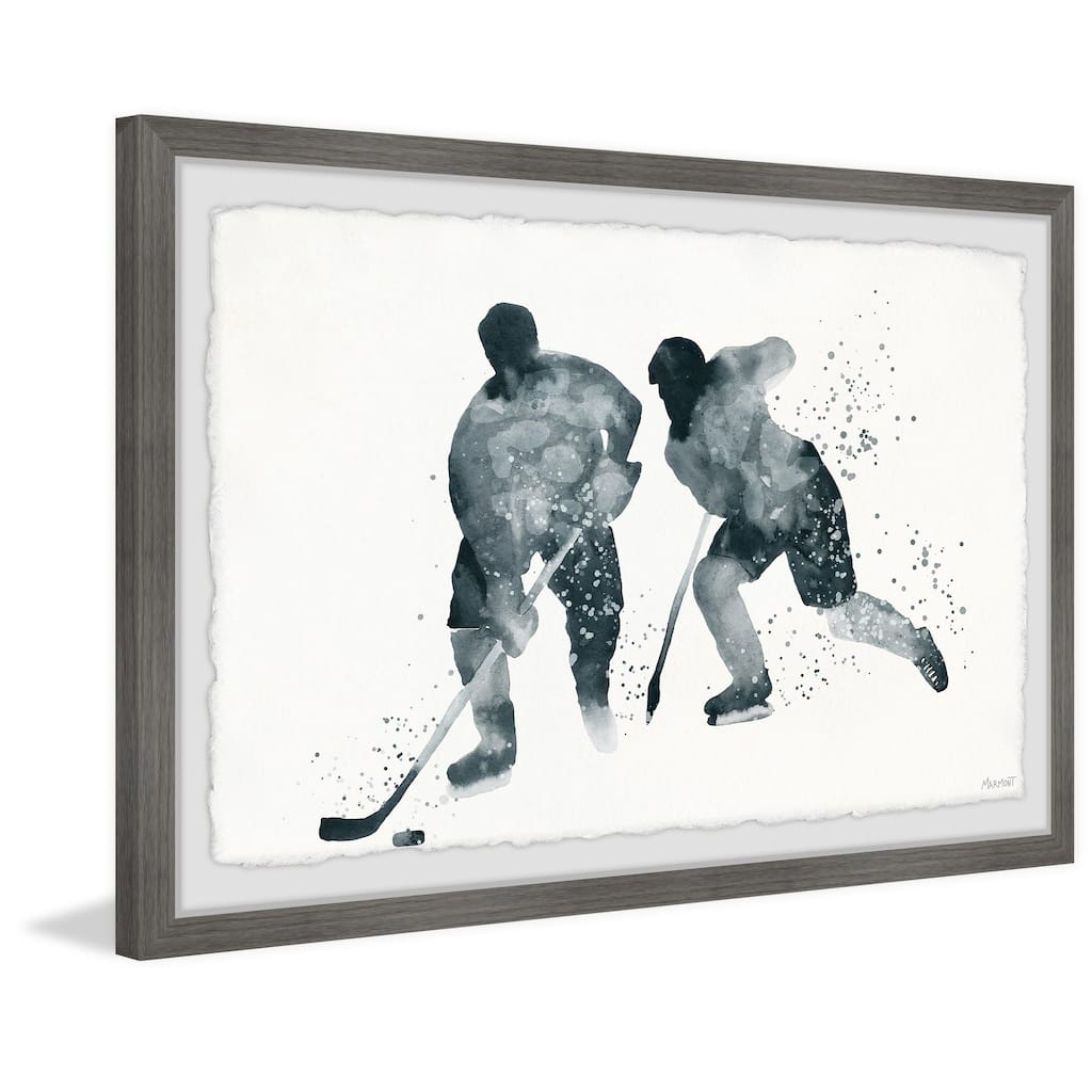 'Glide and Hustle' Framed Painting Print
