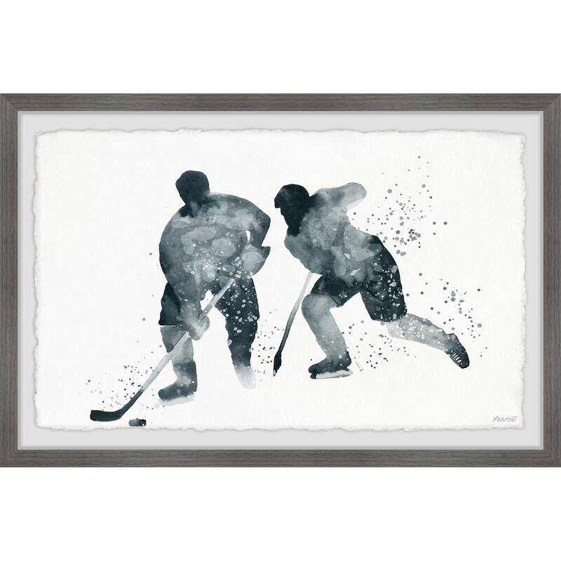 'Glide and Hustle' Framed Painting Print
