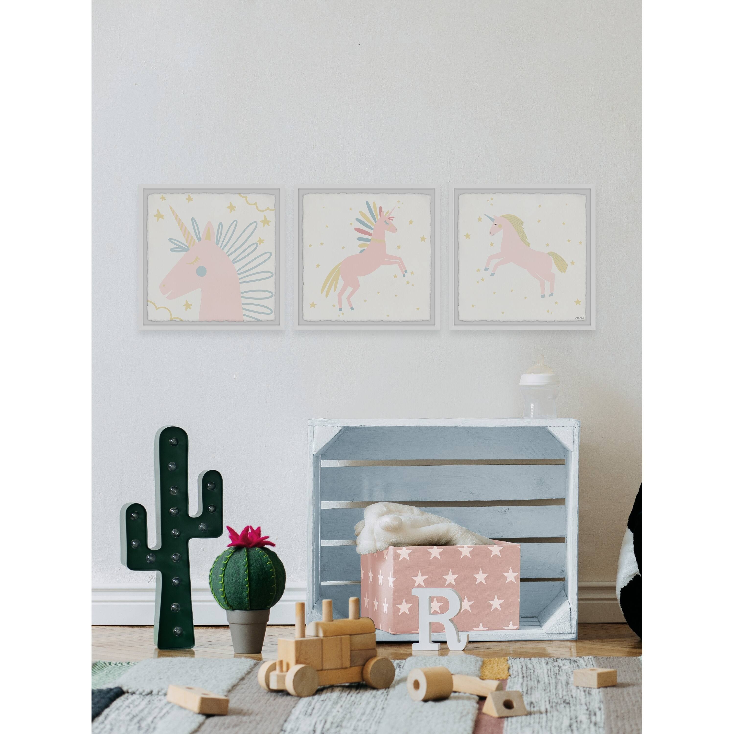 The Unicorn Family Triptych Bed Bath & Beyond 30802696