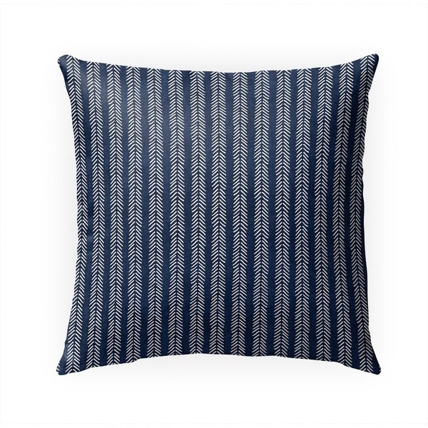 INDIGO WILLOW Indoor|Outdoor Pillow By Becky Bailey - 18X18