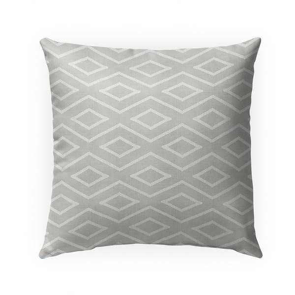 INCA TRIBAL GREY Indoor|Outdoor Pillow By Becky Bailey - 18X18