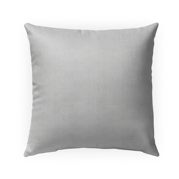 STITCHED ZIG ZAG TRIBAL GREY Indoor