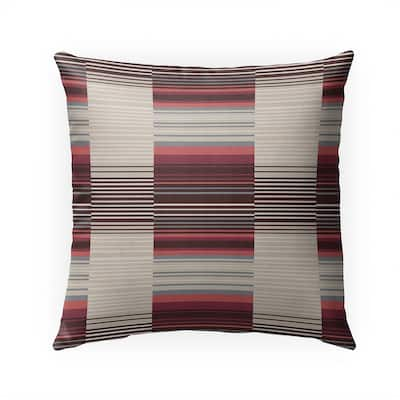 BAUHAUS STRIPE MULTI Indoor|Outdoor Pillow By Kavka Designs - 18