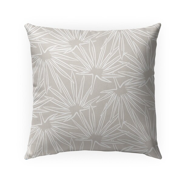 FAN NEUTRAL Indoor|Outdoor Pillow By Becky Bailey - 18X18