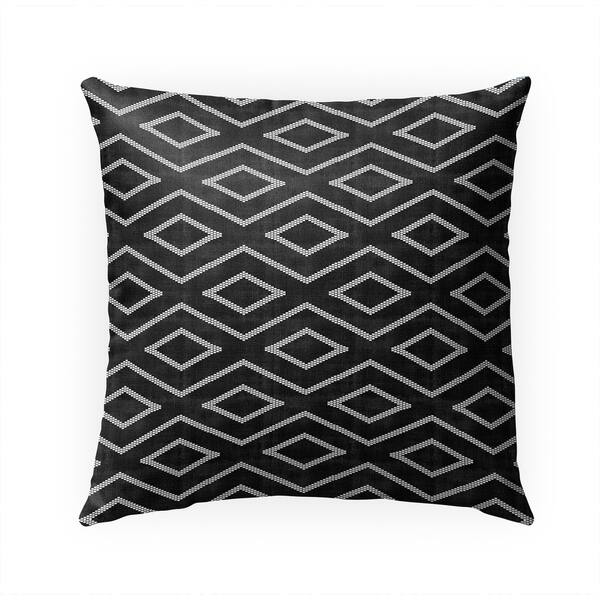 INCA TRIBAL BW Indoor|Outdoor Pillow By Kavka Designs - 18