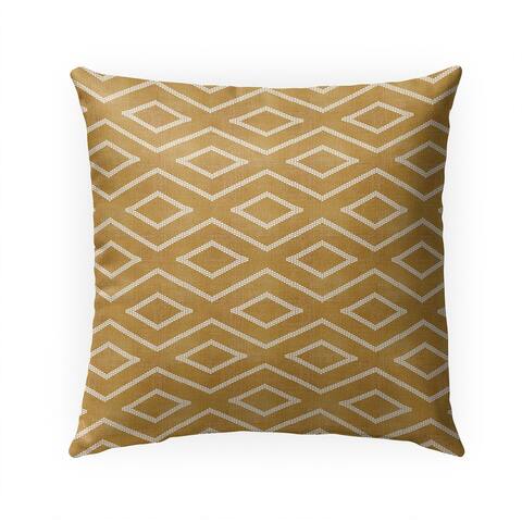 INCA TRIBAL MUSTARD Indoor Outdoor Pillow by Kavka Designs - 18X18