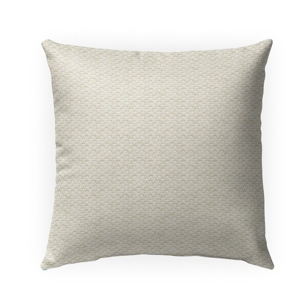 FISH SCALES CREAM Indoor|Outdoor Pillow By Becky Bailey - N/A - 18X18