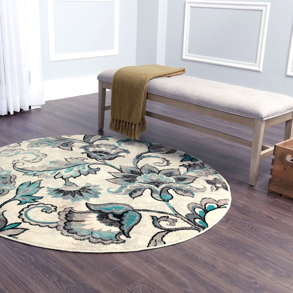 Home Dynamix Boho Odesa Contemporary Multicolor Floral Area Rug