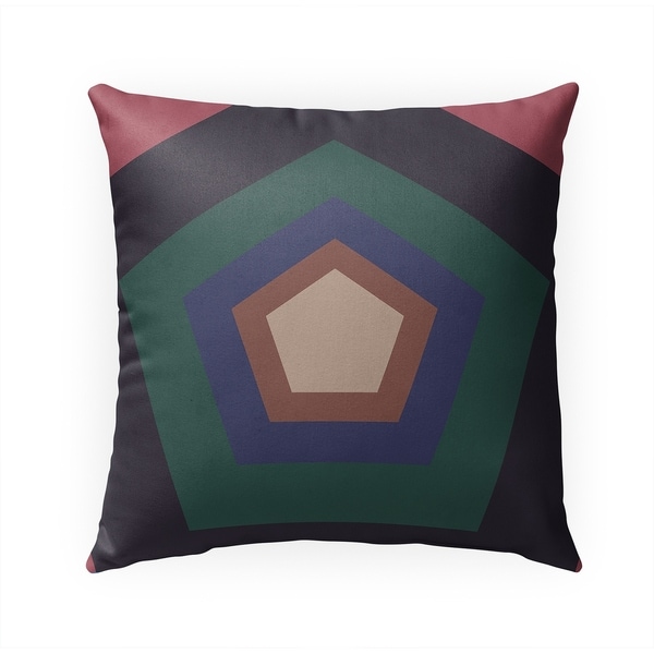 HEX GREEN Indoor|Outdoor Pillow By Becky Bailey - N/A - 18X18