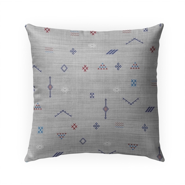 CACTUS SOFT GREY Indoor|Outdoor Pillow By Becky Bailey - 18X18