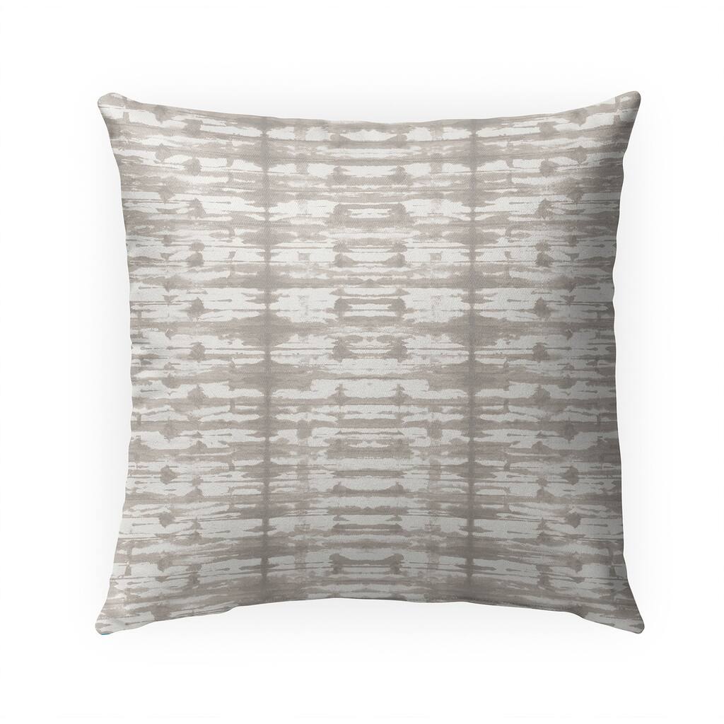 X-RAY SHIBORI BEIGE Indoor|Outdoor Pillow By Kavka Designs - 18" x 18"