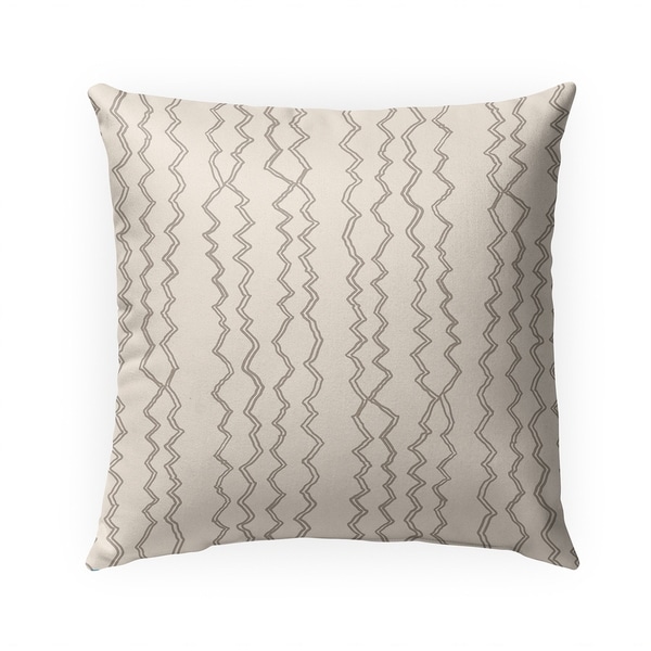 BERBER STRIPE NATURAL Indoor|Outdoor Pillow By Becky Bailey - 18X18