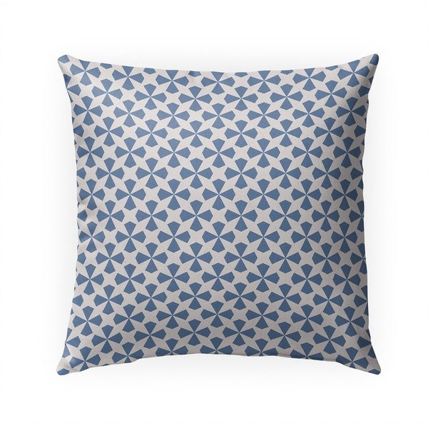 STARBURST PERIWINKLE Indoor|Outdoor Pillow By Becky Bailey - 18X18