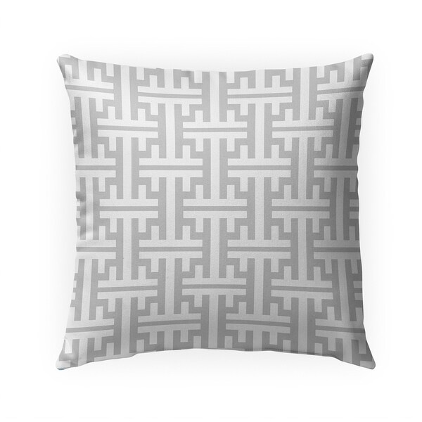 HINGE GREY Indoor|Outdoor Pillow By Becky Bailey - 18X18
