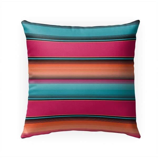 SALTILLO TEAL Indoor|Outdoor Pillow By Becky Bailey - 18X18