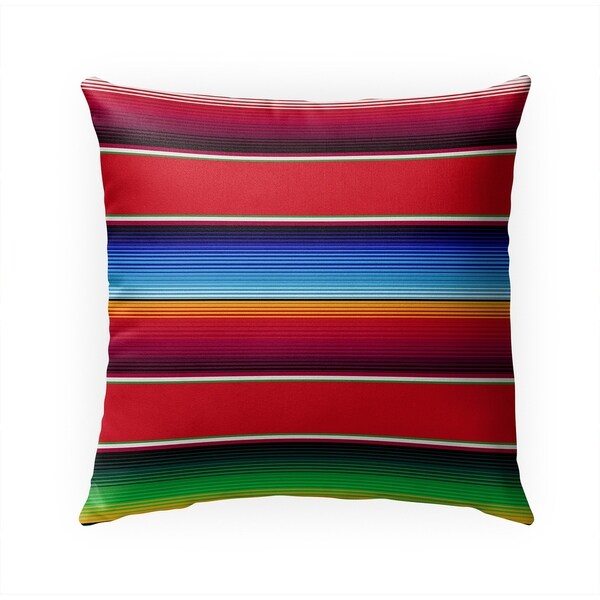 SALTILLO RED Indoor|Outdoor Pillow By Becky Bailey - 18X18
