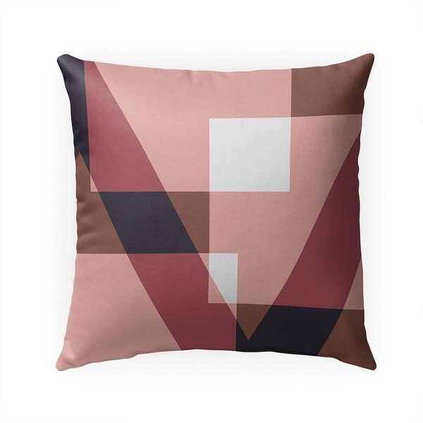 GEOMETRY BLAST Indoor|Outdoor Pillow By Becky Bailey - 18X18