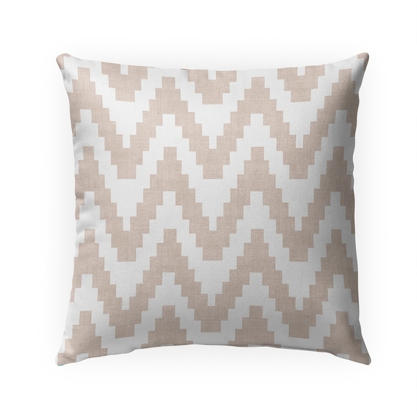 TWINE BEIGE Indoor|Outdoor Pillow By Becky Bailey - N/A - 18X18
