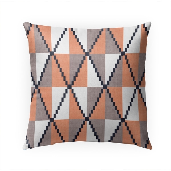 CANE ORANGE Indoor|Outdoor Pillow By Becky Bailey - 18X18