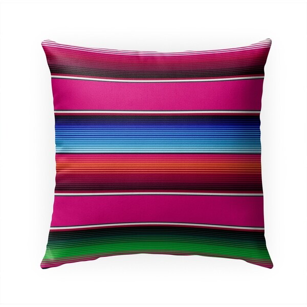 SALTILLO MAGENTA Indoor|Outdoor Pillow By Becky Bailey - 18X18
