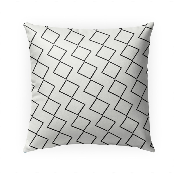 TILTING DIAMONDS Indoor|Outdoor Pillow By Becky Bailey - 18X18